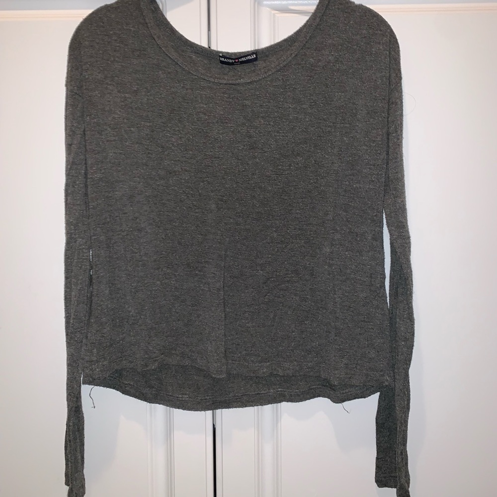 Grey Long Sleeve Tee